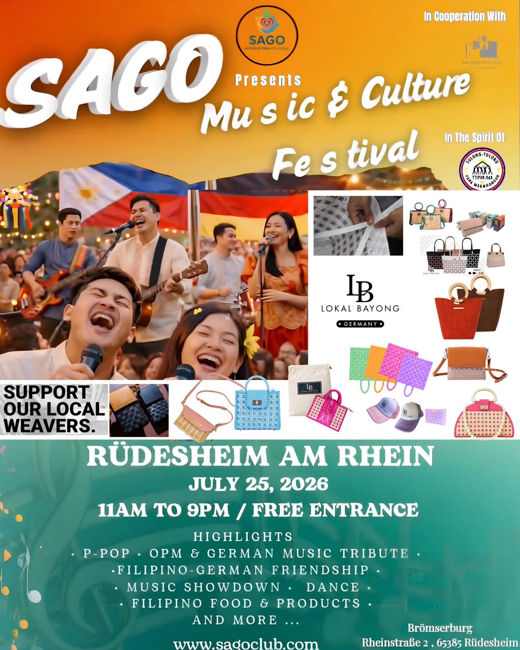 Lokal Bayong joins SAGO Music & Culture Festival 2026