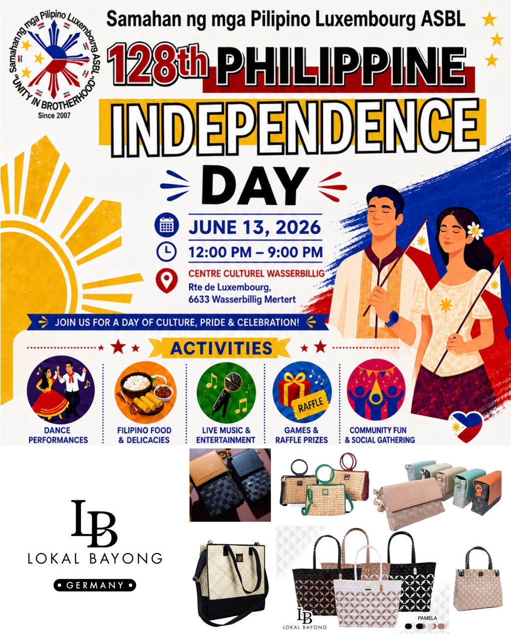 Lokal Bayong joins Samahan ng mga Pilipino sa Luxembourg ASBL